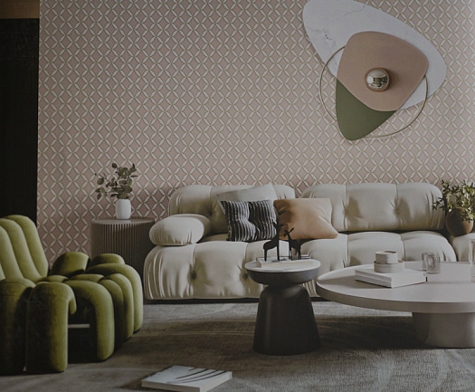 Обои в интерьере артикул 84254-4, Marisa, Bernardo Bartalucci